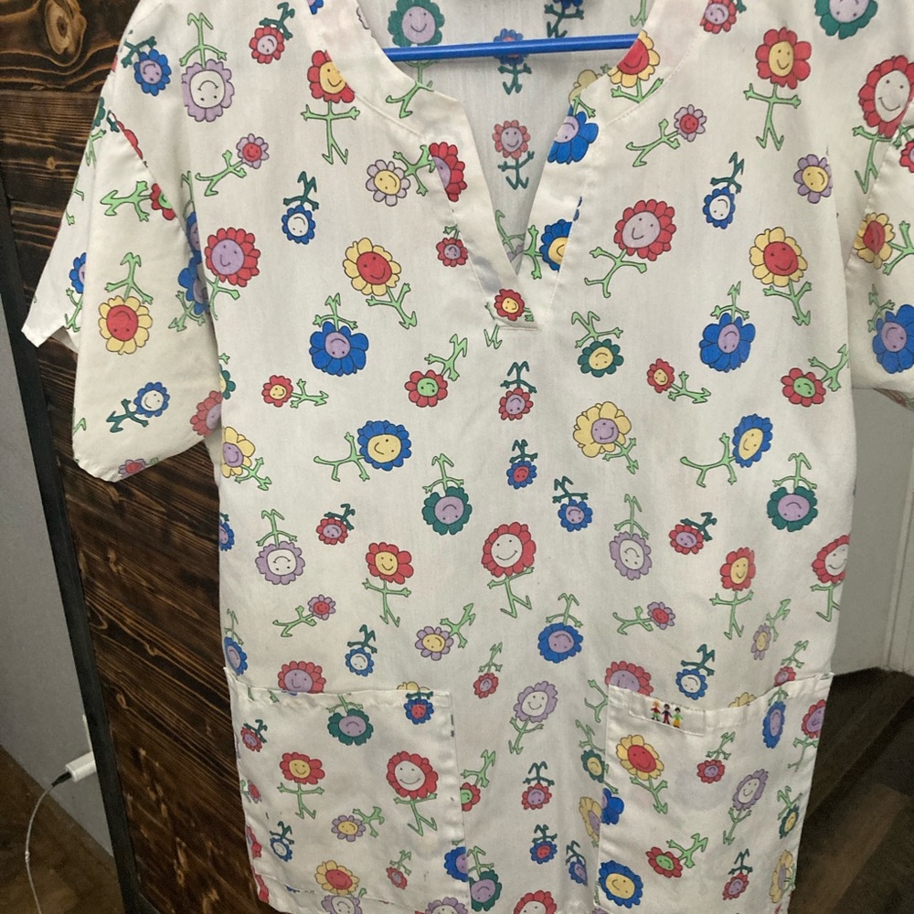 Floral Print Women's scrub